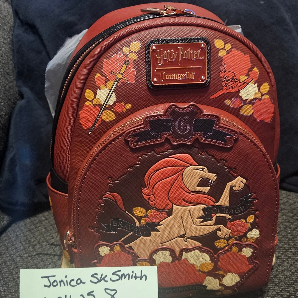 Loungefly Harry Potter Gryffindor Red Backpack